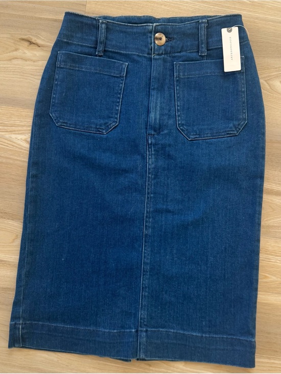 Anthropologie Dresses & Skirts - NWT Anthropology Maeve Midi Jean Denim Skirt | Size XS